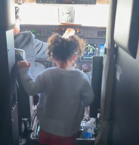 Priyanka Chopra Jonas gives a peek of daughter Malti exploring airplane cockpit Priyanka Chopra Jonas gives a peek of daughter Malti exploring airplane cockpit
