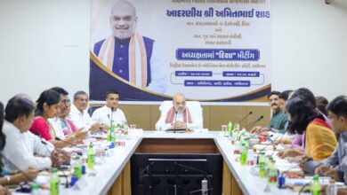 HM Amit Shah reviews rain situation with Gujarat CM, assures Centre’s full support HM Amit Shah reviews rain situation with Gujarat CM, assures Centre’s full support