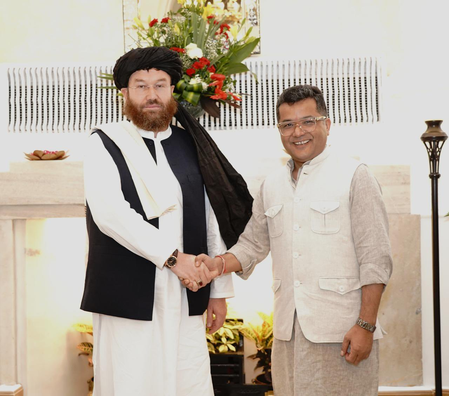 MoS Margherita discusses bilateral ties with visiting Afghan minister