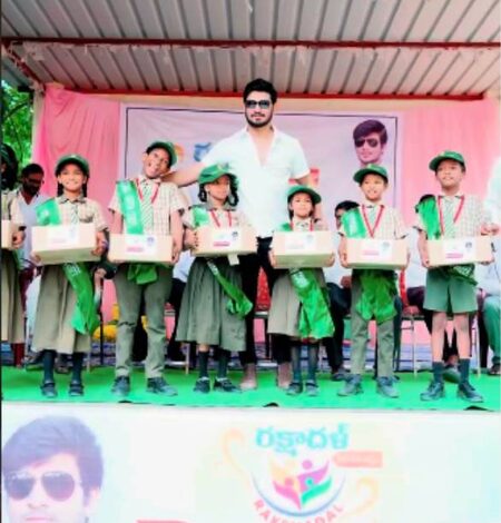 Nikhil Siddhartha gifts study kits to a 1000 students