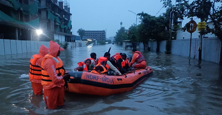 Over 3,400 rescued, nearly 3,900 evacuated as rain batters Surat Over 3,400 rescued, nearly 3,900 evacuated as rain batters Surat