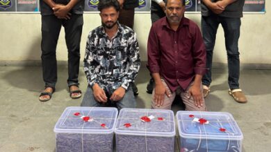 Wanted Maharashtra man, associate arrested with 9.8 kg ganja in Ahmedabad