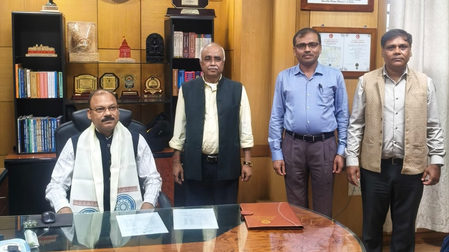 Prof. Debabrata Das takes charge as Tripura University VC, pledges academic excellence Prof. Debabrata Das takes charge as Tripura University VC, pledges academic excellence