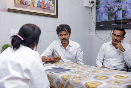 CM Vijay to meet families of stampede victims on Friday, launch Rs 1700 crore industrial project in Karur CM Vijay to meet families of stampede victims on Friday, launch Rs 1700 crore industrial project in Karur