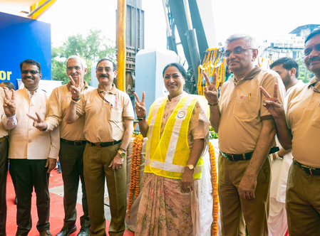 Delhi CM launches construction of Inderlok-Indraprastha Metro corridor