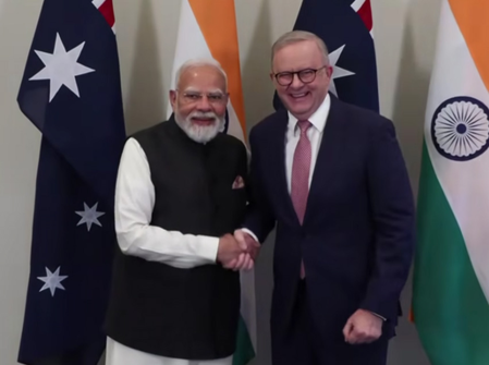 PM Modi meets Australian counterpart Albanese at India-Australia CEO Forum PM Modi meets Australian counterpart Albanese at India-Australia CEO Forum