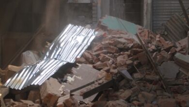 Historic clock tower at Kozhikode railway station comes crashing down, no casualties