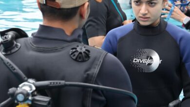 Rashmika Mandanna give peek into ‘Mysaa’ underwater action sequence: ‘Most challenging thing I’ve ever had to do in life’