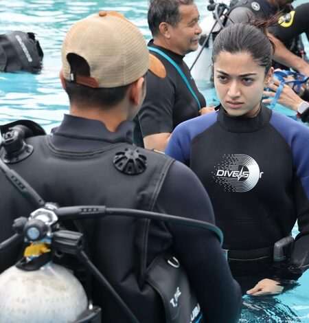 Rashmika Mandanna give peek into ‘Mysaa’ underwater action sequence: ‘Most challenging thing I’ve ever had to do in life’ Rashmika Mandanna give peek into ‘Mysaa’ underwater action sequence: ‘Most challenging thing I’ve ever had to do in life’