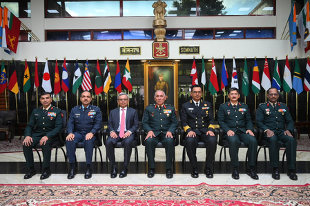 Ex-Ambassador Jawed Ashraf shares geopolitical insights with defence officers Ex-Ambassador Jawed Ashraf shares geopolitical insights with defence officers