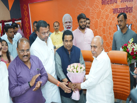Former Congress leader Rakesh Singh Yadav joins BJP in Madhya Pradesh