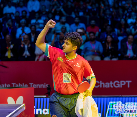 UTT Season 7: Szocs, Abhinandh star as Goa Challengers beat reigning Champs U Mumba in opener UTT Season 7: Szocs, Abhinandh star as Goa Challengers beat reigning Champs U Mumba in opener