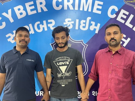 Gujarat man held in crypto trading scam; bank account linked to 8 cyber fraud cases worth Rs 24.72cr Gujarat man held in crypto trading scam; bank account linked to 8 cyber fraud cases worth Rs 24.72cr