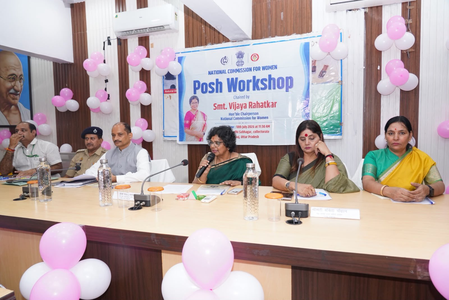 UP: NCW chief Vijaya Rahatkar leads POSH, safe workplace training in Kannauj