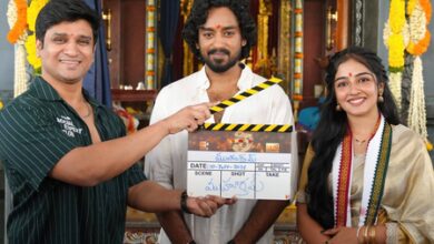 Roshan Kanakala’s next film, a sci-fi entertainer, goes on floors with a traditional pooja ceremony! Roshan Kanakala’s next film, a sci-fi entertainer, goes on floors with a traditional pooja ceremony!