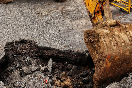 Noida: Road caves in near under-construction project in Sector-73, probe ordered Noida: Road caves in near under-construction project in Sector-73, probe ordered