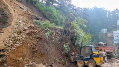 Massive landslide hits Shimla near Sanjauli college; several houses face threat
