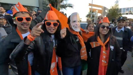 Thousands turn out to welcome PM Modi at Indian community event in New Zealand Thousands turn out to welcome PM Modi at Indian community event in New Zealand