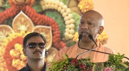 UP CM accuses Samajwadi Party of using money received in name of temples UP CM accuses Samajwadi Party of using money received in name of temples