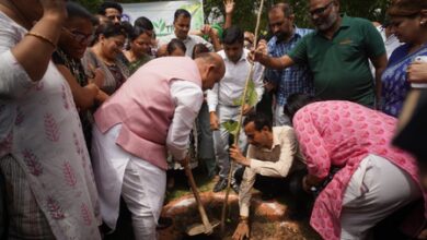 Delhi Assembly Speaker launches tree plantation drive in Rohini