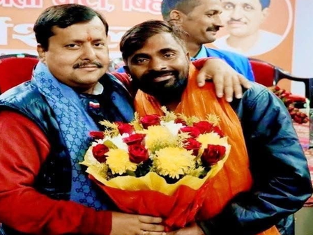 Nitin Nabin congratulates Neeraj Kumar Sinha Bharti on Bankipur bypoll nomination Nitin Nabin congratulates Neeraj Kumar Sinha Bharti on Bankipur bypoll nomination