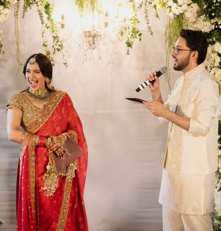 Akanksha Ranjan Kapoor shares dreamy pictures from her wedding ceremony with Sharan Sharma Akanksha Ranjan Kapoor shares dreamy pictures from her wedding ceremony with Sharan Sharma