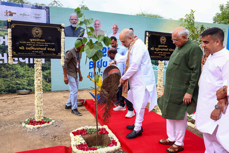 Ahmedabad’s plantation campaign may lower temperature by 5 pc, says Amit Shah