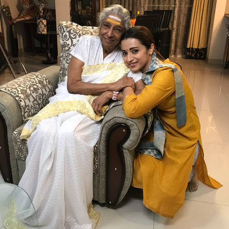 Trisha tells S Janaki: Thank you for reminding me that the greatest artists are the humblest souls! Trisha tells S Janaki: Thank you for reminding me that the greatest artists are the humblest souls!