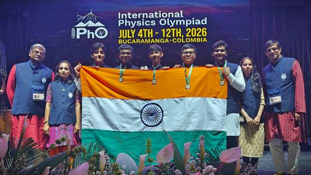 India tops global rankings with clean sweep of five gold medals at International Physics Olympiad 2026
