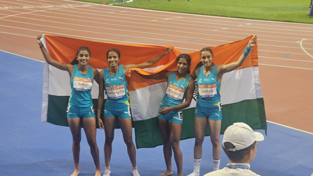 Asian U23 Athletics C’ships: Anand Singh wins javelin title, women’s 4x400m relay add second gold to tally