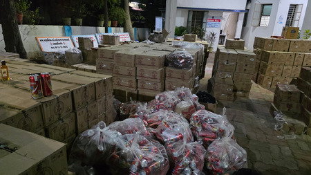 Gujarat Police seize liquor worth over Rs 1.56 crore in Mahisagar, seven held Gujarat Police seize liquor worth over Rs 1.56 crore in Mahisagar, seven held