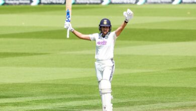 One-off Test: Yastika, bowlers put India on doorstep of historic victory over England (Ld)