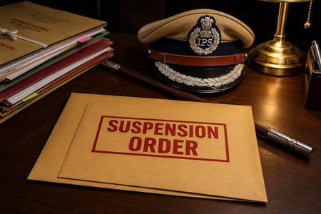 Telangana DGP orders suspension of cop who allowed minor granddaughter to drive car on busy road Telangana DGP orders suspension of cop who allowed minor granddaughter to drive car on busy road