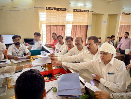 Congress’s Ghanshyam Singh files nomination for Datia bypoll, targets BJP over dissent