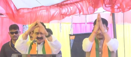 Narottam Mishra breaks down at Datia rally, vows full support to BJP candidate after ticket snub