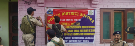 Absconding drug peddler’s property worth Rs 1.23 crore attached in J&K’s Sopore