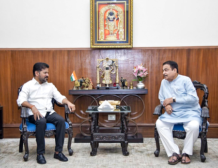 Telangana CM Reddy seeks Centre’s nod to begin work on Regional Ring Road’s northern section Telangana CM Reddy seeks Centre’s nod to begin work on Regional Ring Road’s northern section