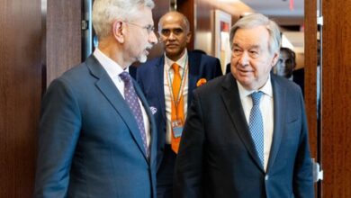 EAM Jaishankar discusses global hotspots, cooperation with UN chief (Ld) EAM Jaishankar discusses global hotspots, cooperation with UN chief (Ld)