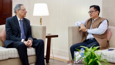 Kiren Rijiju departs for Qatar to convey India’s condolences on former Amir’s demise Kiren Rijiju departs for Qatar to convey India’s condolences on former Amir’s demise