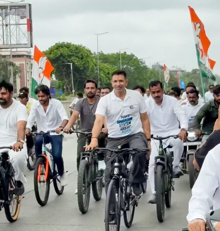 Congress launches two-day Indore-Bhopal cyclothon to protest exam leaks, unemployment Congress launches two-day Indore-Bhopal cyclothon to protest exam leaks, unemployment