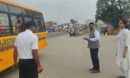 Raj judges on roads: Over 100 luxury buses seized; owners rush to workshops to rectify illegal modifications Raj judges on roads: Over 100 luxury buses seized; owners rush to workshops to rectify illegal modifications
