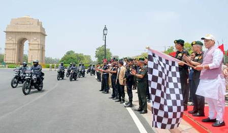 Kargil Vijay Diwas 2026: Rajnath Singh flags off motorbike expedition from Delhi to Dras Kargil Vijay Diwas 2026: Rajnath Singh flags off motorbike expedition from Delhi to Dras