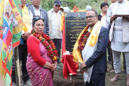 Construction of monastery begins in Nepal’s Solukhumbu with Indian assistance Construction of monastery begins in Nepal’s Solukhumbu with Indian assistance