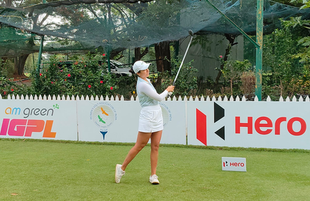 WPGT 2026: Bogey-free Ridhima takes lead in 10th Leg WPGT 2026: Bogey-free Ridhima takes lead in 10th Leg