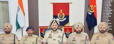 Cross-border conspiracy busted in Punjab; hand grenade, 9mm glock pistol seized Cross-border conspiracy busted in Punjab; hand grenade, 9mm glock pistol seized
