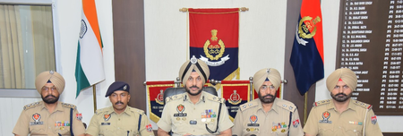 Cross-border conspiracy busted in Punjab; hand grenade, 9mm glock pistol seized Cross-border conspiracy busted in Punjab; hand grenade, 9mm glock pistol seized