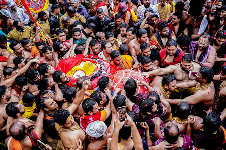 Faith triumphs over rain at Jagannath Puri Rath Yatra Faith triumphs over rain at Jagannath Puri Rath Yatra