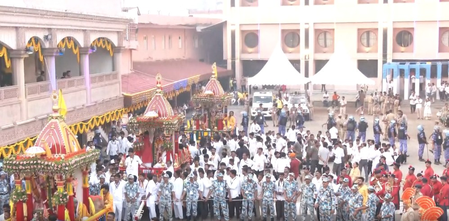 More than 200 Rath Yatra processions being held across Gujarat More than 200 Rath Yatra processions being held across Gujarat