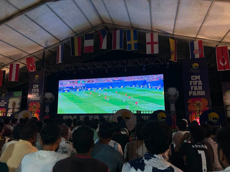 CM FIFA Fan Parks turn into football carnival in Assam ahead of World Cup final CM FIFA Fan Parks turn into football carnival in Assam ahead of World Cup final