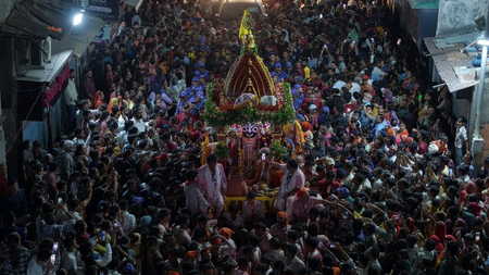 Peaceful conclusion to over 200 Jagannath Rath Yatras across Gujarat Peaceful conclusion to over 200 Jagannath Rath Yatras across Gujarat
